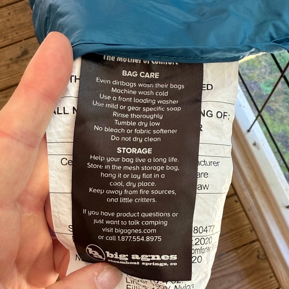 Blue Insulated Tent Comforter - Picture 2 of 8